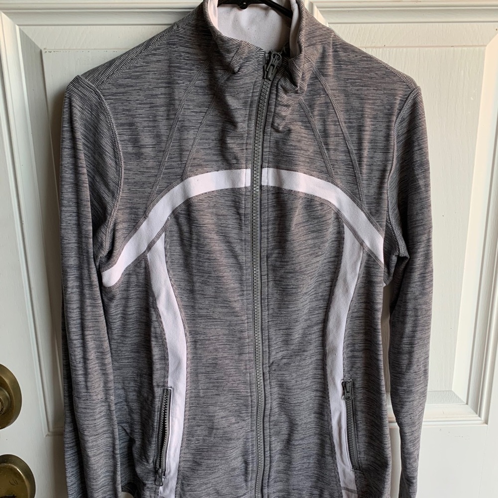 Lululemon grey zip up
